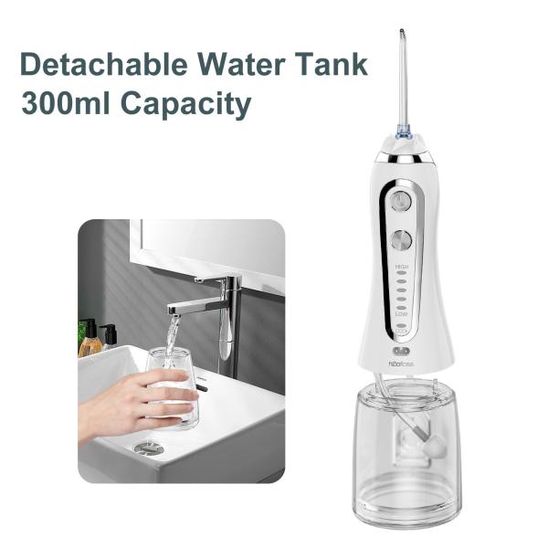 CE UKCA Approved Cordless Water Flosser With 5 Work Modes Water Pick