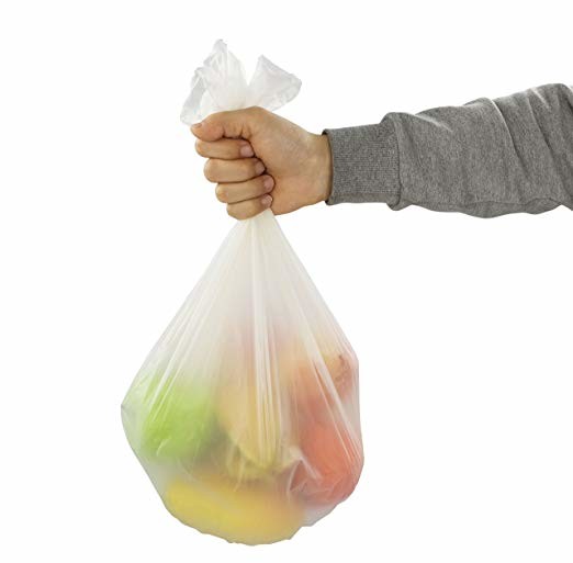 Watertight Biodegradable Vegetable Bags , Fruit Plastic Bag No Pollution