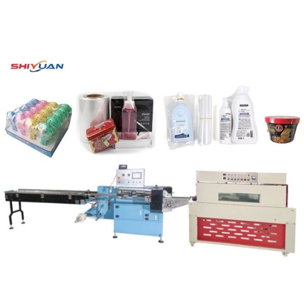 3500W AC220V Heat Tunnel Shrink Wrap Machine , Film Seal And Shrink Packaging Machine