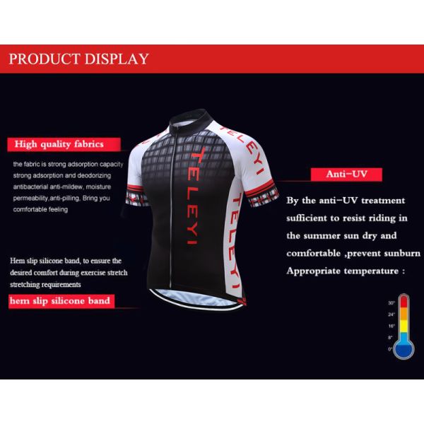 Костюм полиэстера задействуя Джерси для велосипеда задействуя аксессуаров быстро сушит короткие костюмы