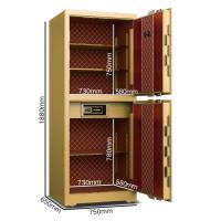 Fermeture d'empreintes digitales H1880mm avec 7 voies ouvertes