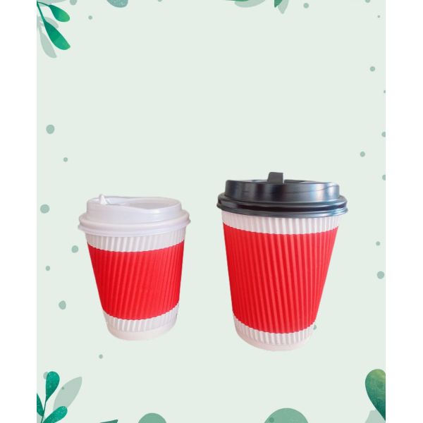 4oz/6oz/7oz/8oz/8boz/9oz/10oz/12oz/16oz Double Wall Takeout Paper Coffee Cup with Lids Paper Cup