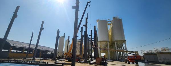 Customizable Concrete / Steel Piers Workshop Structural Steel Buildings And Storage Warehouse