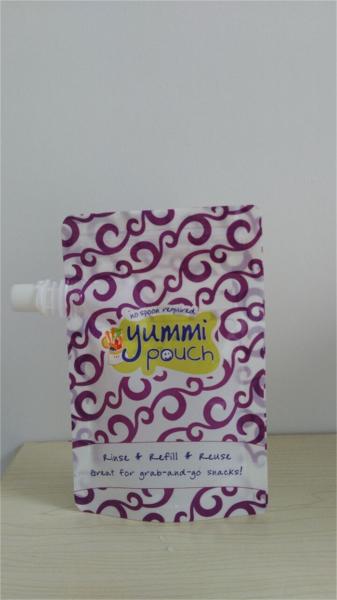 Food Grade Stand Up Spout Pouch for Baby Food,Beverage,Juice with Zipper& Side Spout 