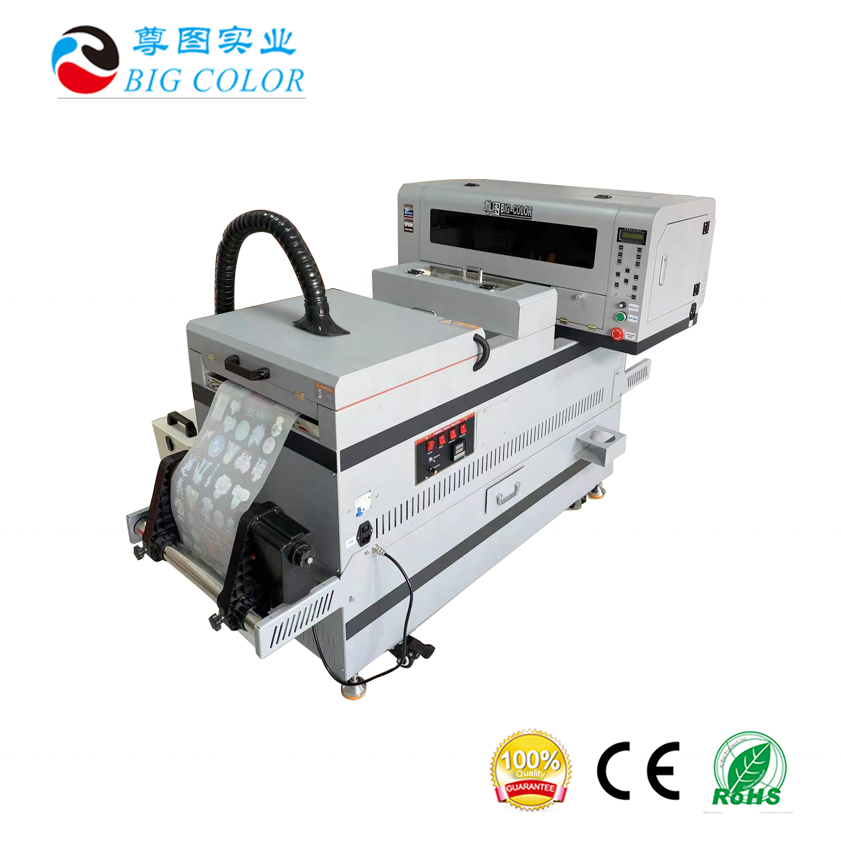 Multicolor 6ft Eco Solvent Printer with 6 Color Inkjet Printers and 2 XP600/TX800 Heads