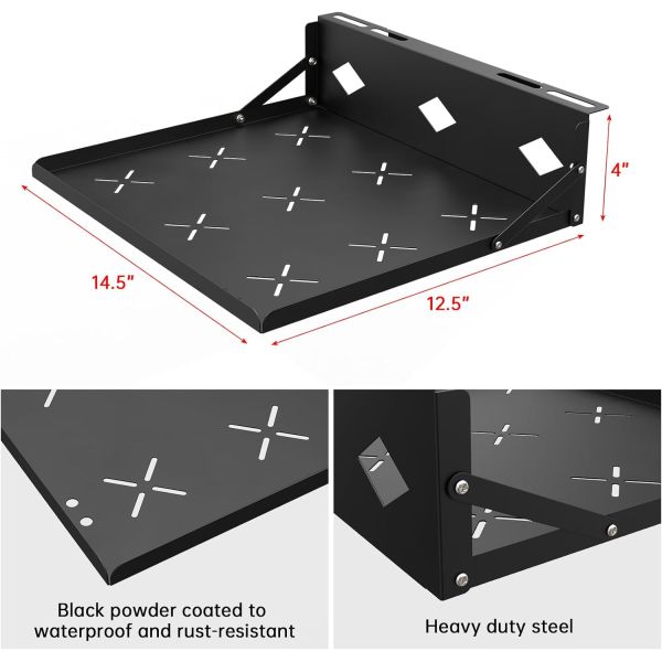 Work Process Heavy Duty Grill Side Shelf for Blackstone Griddle Griddle Accessories