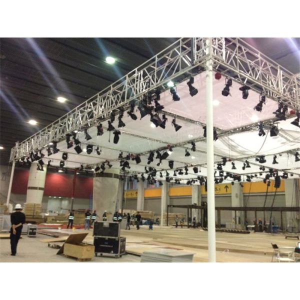 Сверхмощный складывая Spigot 20m коробки ферменной конструкции алюминиевый до 40m Span подниматься диктора