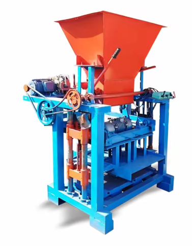 Economical and practical cement brick making machine, small burn-free hollow brick machine