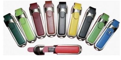 custom logo usb 1gb-64gb leather usb flash drive top quality low price for promotion