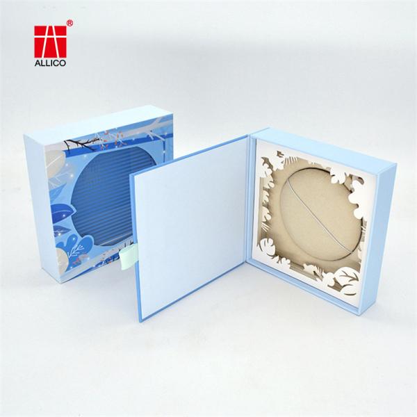 Sliding Drawer Recycled Paper Box Packaging , FSC SGS 30cm X 30cm Gift Box