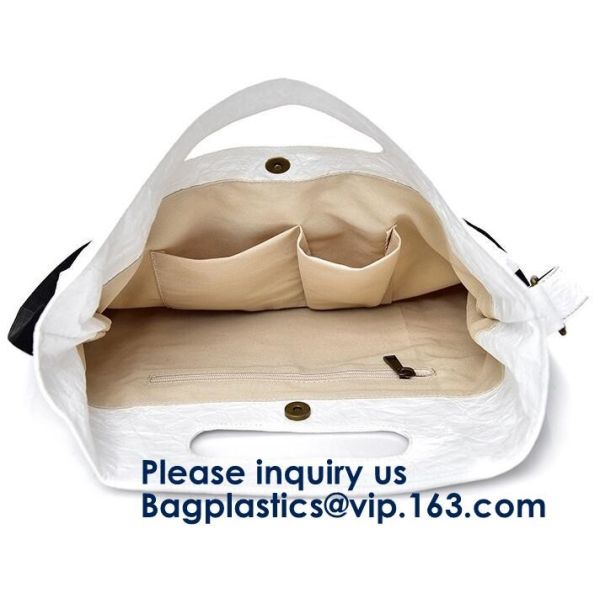 Tyvek Reversible Reusable Shopping Tote Beach Pool Travel Bag Ultra Soft FOLDABLE Material,Reusable Grocery Bag, Easily