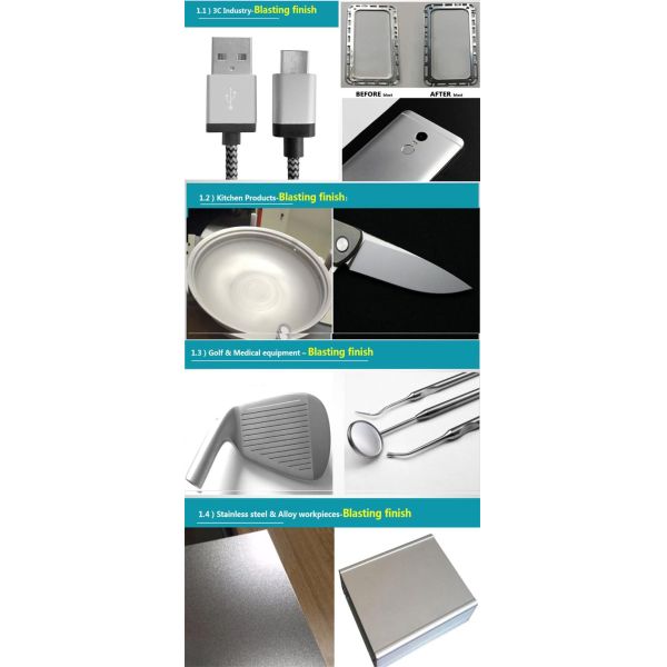 Керамическая поверхность металла средств массовой информации B40 Matt Sandlasting Microbeads B205