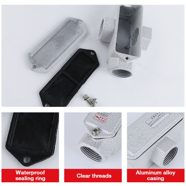 Explosion Proof Junction Box Cable Connector ATEX Explosion Proof Threading Box
