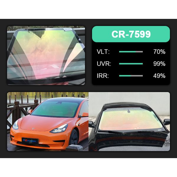 Декоративная солнечная пленка антиотблески Красный цвет CR-8065 Камалеон Автомобильное окно пленка Окраска радуга
