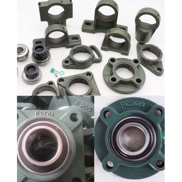 UCFCS207 Pillow Block Ball Bearing With Cast Iron Plummer Blocks For Machine