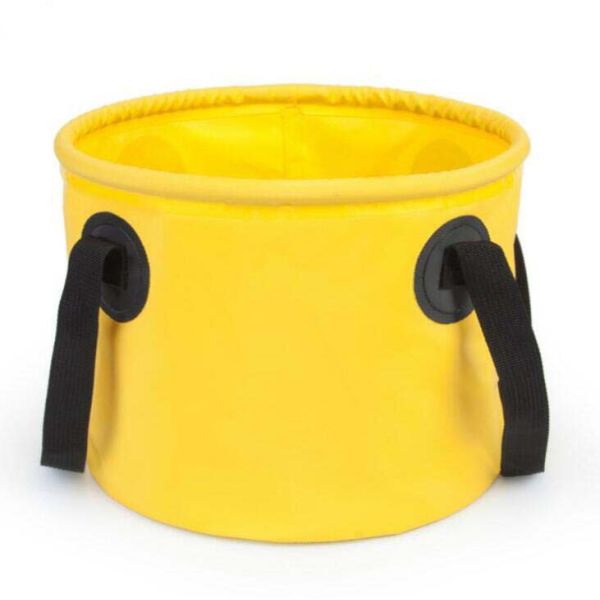 13L Portable Collapsible Water Bucket For Traveling Camping Hiking Fishing Beach
