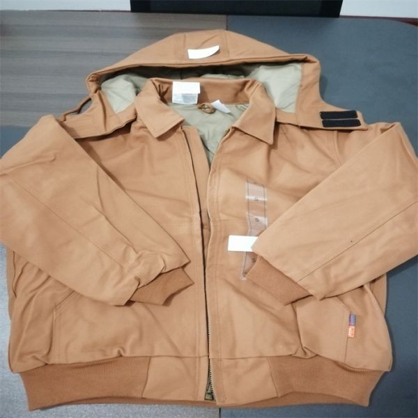 10oz FR Cotton Canvas Jacket NFPA2112 Flame Retardant Winter Jacket