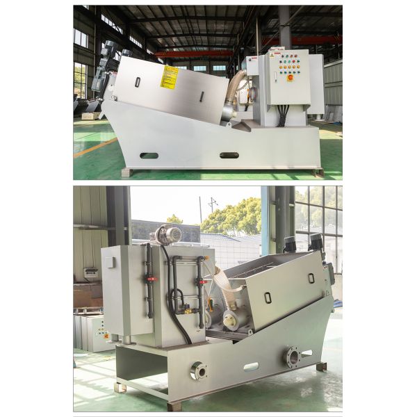 спиральная шуга 100m3/H Dewatering подвергает оборудование механической обработке SUS316L обработки шуги