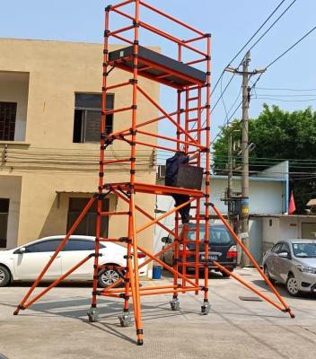 2-20m Insulated Scaffolding Mobile Fiberglass Scaffold Towers For Electrical Engineering