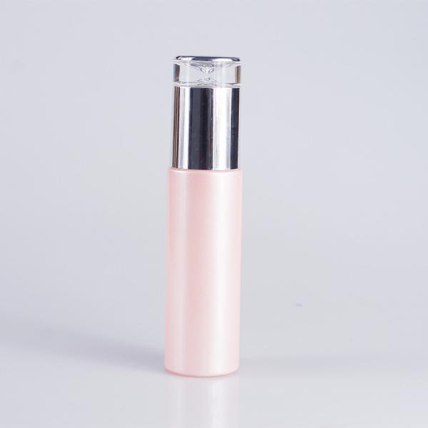 Garrafa cosmética da bomba do vidro cor-de-rosa da pintura 100ml 3.4oz para a loção dos cuidados com a pele