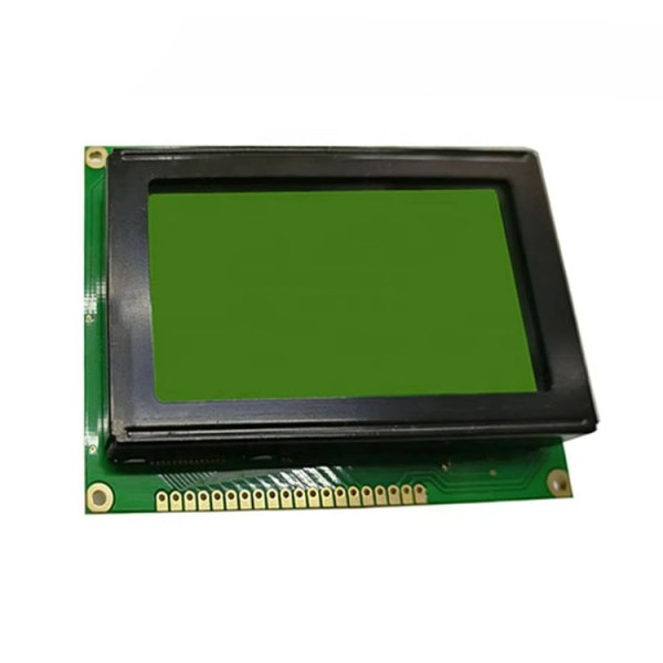 Custom 3-Inch Green STN Type Graphic LCD Screen Module with Male/Female Interface and 128x64 Resolution ST7789 Driver IC