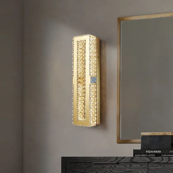 Rustproof современный Sconce стены Кристл золота освещая гальванизируя полировать