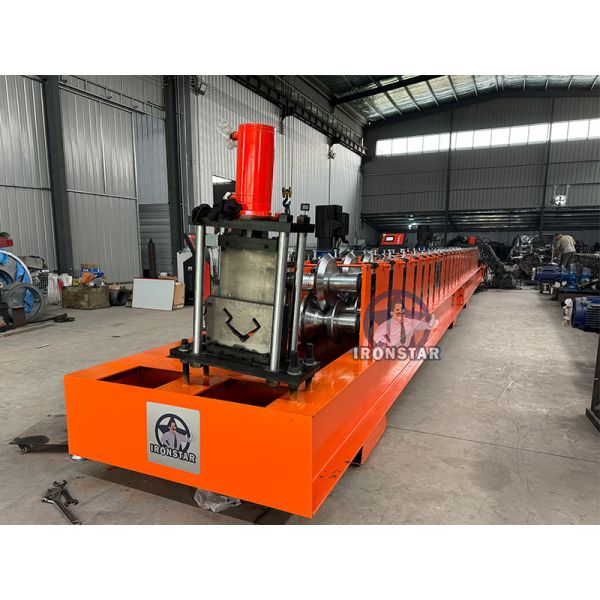 “Storage Rack Upright Post Roll Forming Machine Galvanized Steel Shelf Column Making Machine for Russia Full Automatic Storage Rack Upright Post Roll Forming Machine”