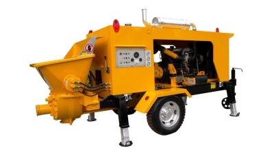 HBT90 Diesel Stationary Portable Concrete Pump High Mobile Flexibility