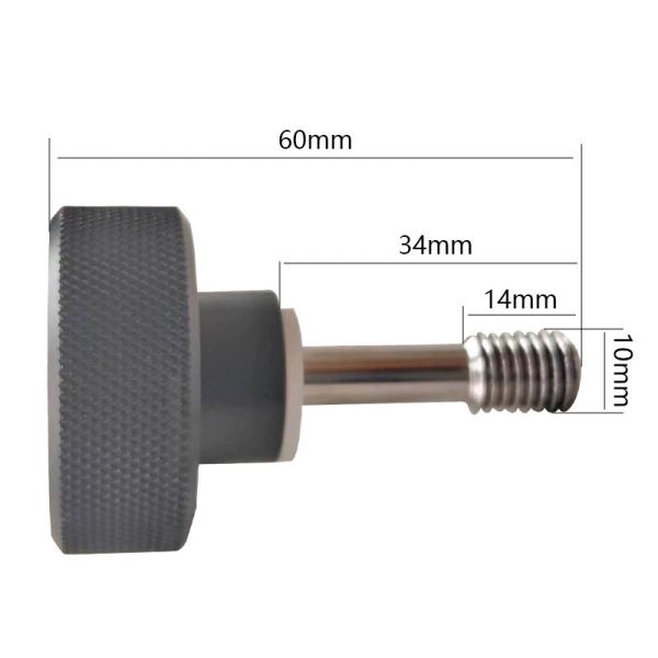 Parafusos de bloqueo de asiento de burbujas de fibra de carbono para accesorios de varillas de centrar de precisión