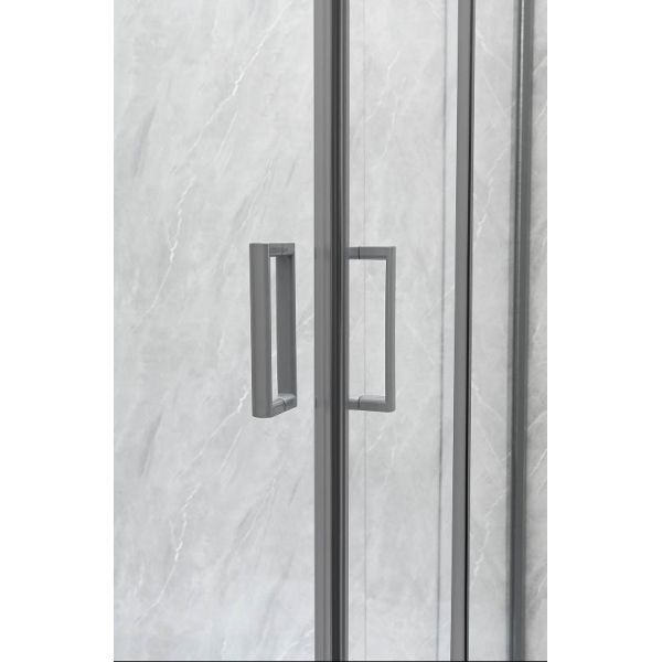 Sliding Opening European Shower Enclosure With Alum Frame