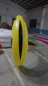balões dados forma de 1.2m fruto longo, banana inflável da impressão de Digitas