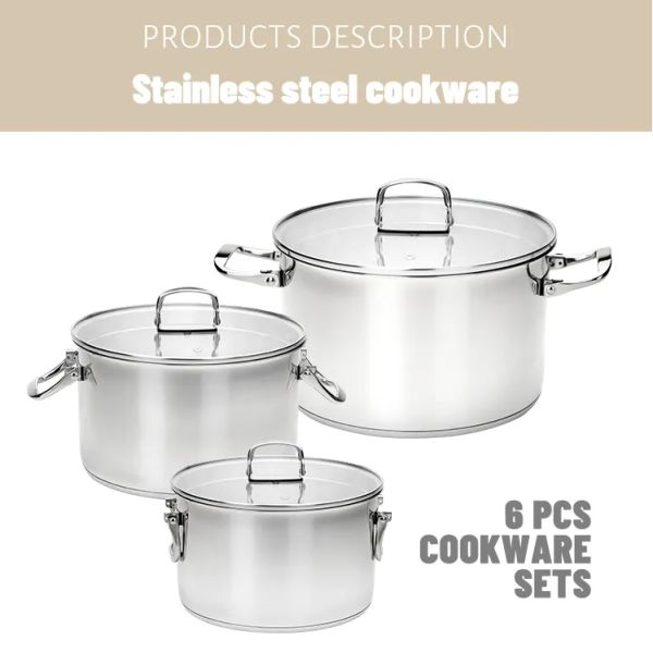 Stainless Cookware Sets Manufacturers OEM