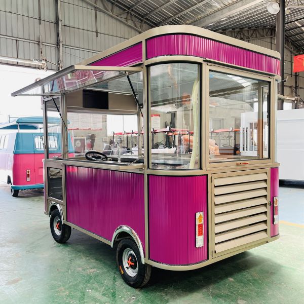 Electric Mobile Fried Chicken Combo Cola Beverage Truck by Ice Cream Milk Tea Food