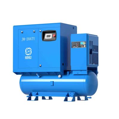 Compressor de parafuso industrial combinado Ar / água de resfriamento personalizado