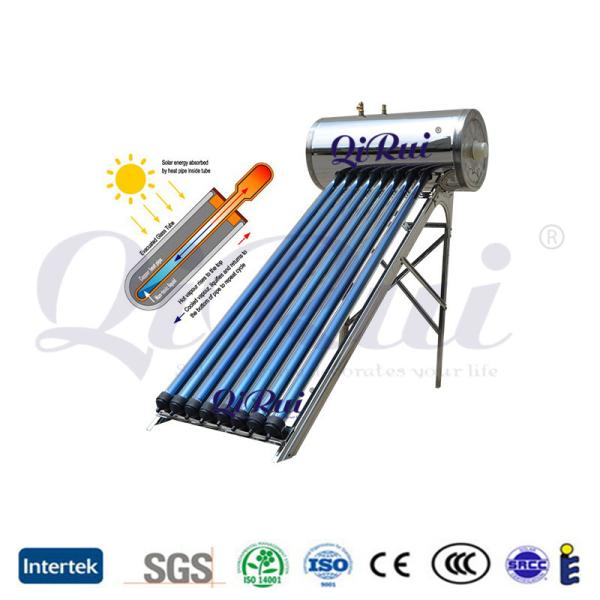 Pressurized 100L 150L 200L 250L 300L Rooftop Solar Water Heater with High Capacity