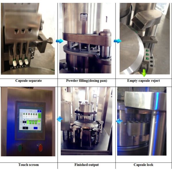 High Precision Small Automatic Capsule  filling and Sealing Machine With touch screen