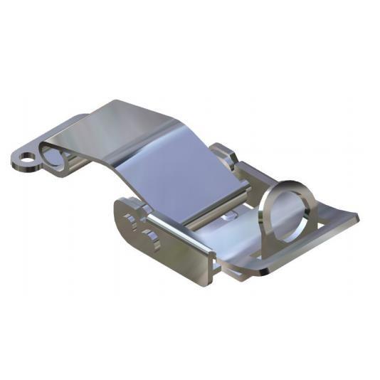 Anti Rust Padlockable Over Center Latches With Elastic Preload And Vibration Damping
