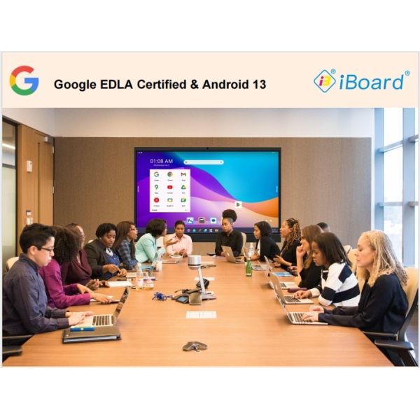 IR 20 Touch Point Google EDLA Сертифицированный Android 13 Сенсорный экран Монитор интерактивный плоский дисплей