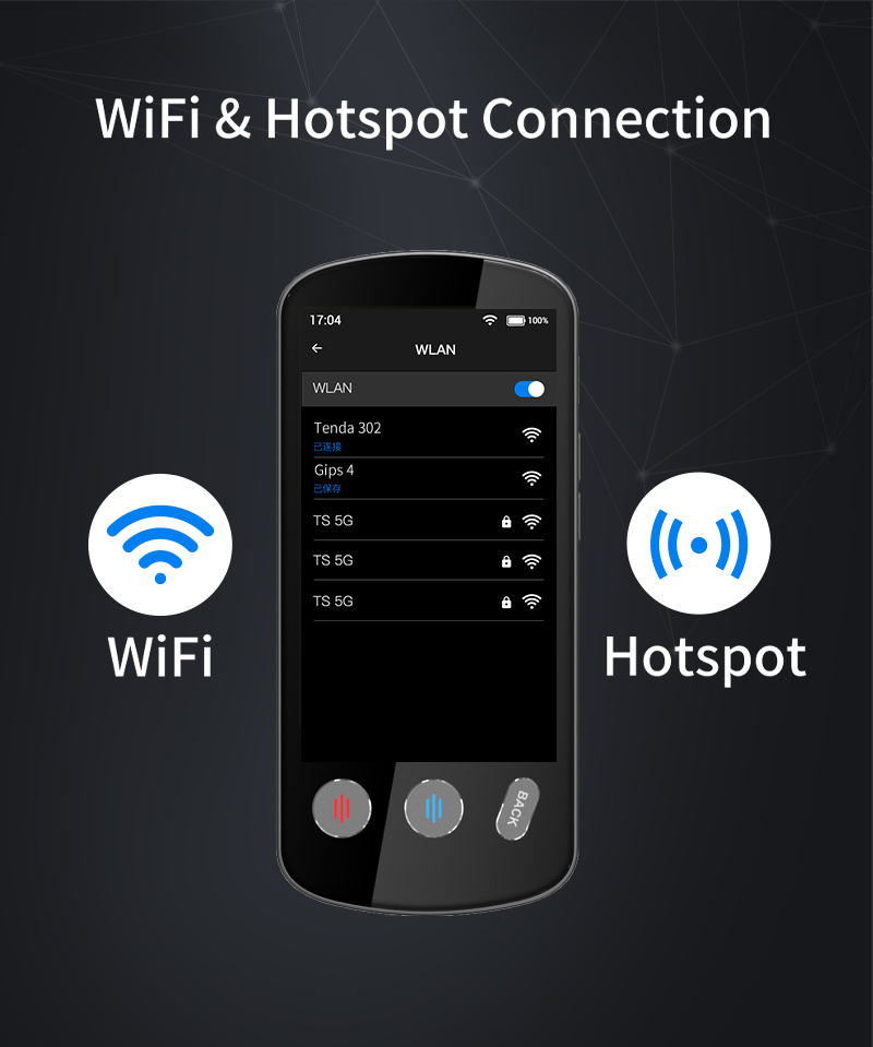 Two Way Language Translation Device Real Time Mobile Remote Translation Multilingual Translator