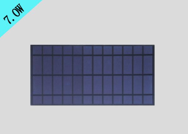 Customized 7W Small Monocrystalline Solar Panels PET Surface For Sensor LED Lighting