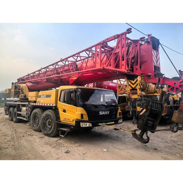 Max Load Capacity 130 Tons Articulated Boom Crane Featuring 22m Auxiliary Boom for Heavy Duty Construction and Industrial
