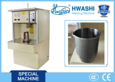 Fabricante de aço inoxidável Pan Bottom Spot Welding Machine interno do leite de feijão de soja