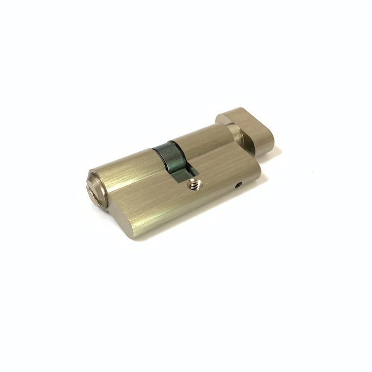 60mm Brass Cylinder Lock Privacy Bathroom Barrel Lock For WC