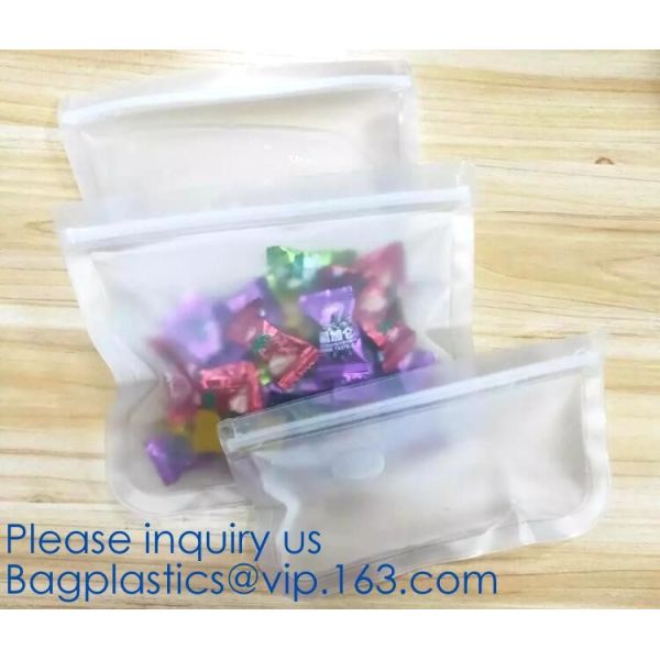 Round bottom polypropylene zip lock bag, CD bag, round reclosable bag, round reusable zip lock bag, round grip seal pack