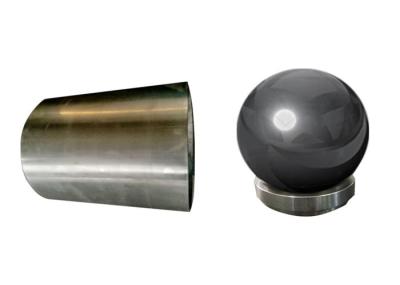 Small Size Tungsten Carbide Valve Seats / Titanium Carbide Balls For API Oil Valves