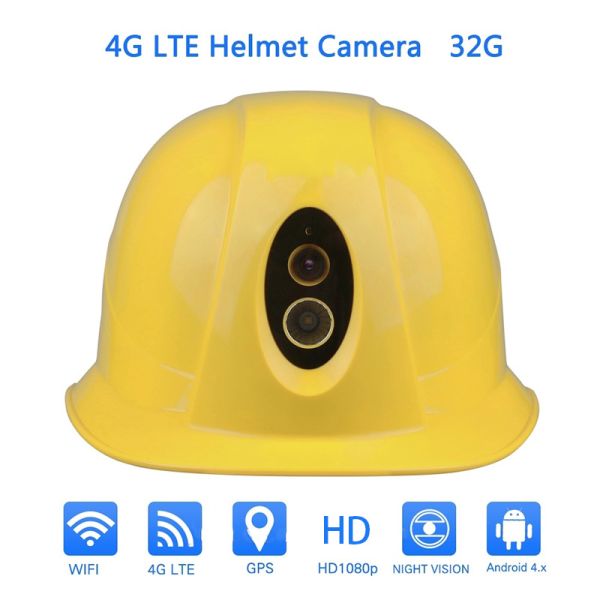 шлем безопасности 4G с камерой полным HD 1080P Wifi GPS для минирования конструкции промышленного