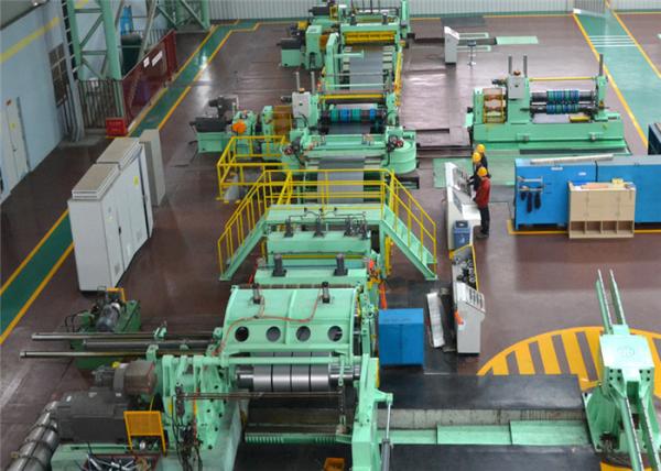 Reliable Steel Slitting Equipment , Jumbo Roll Slitting Machine Ф220mm ±0.1mm Slitting Accuracy