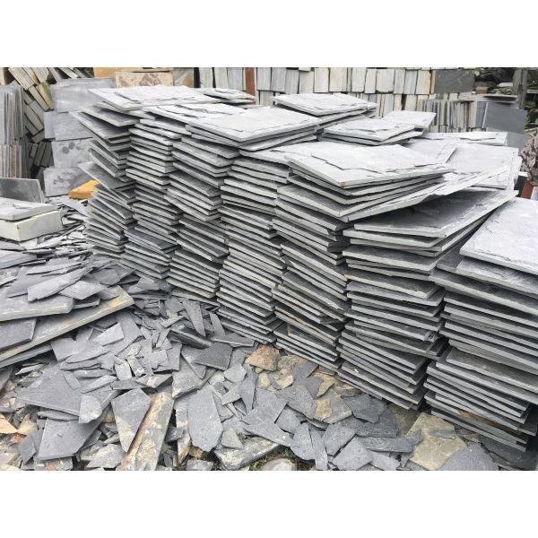 Natural slate culture stone sawn cut split China 30x30cm 40x25cm 60x25cm