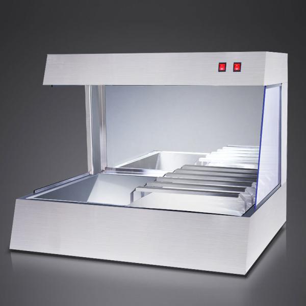 1.6KW Multifunctional Large Capacity Chip Warmer Display for Commercial Food Service