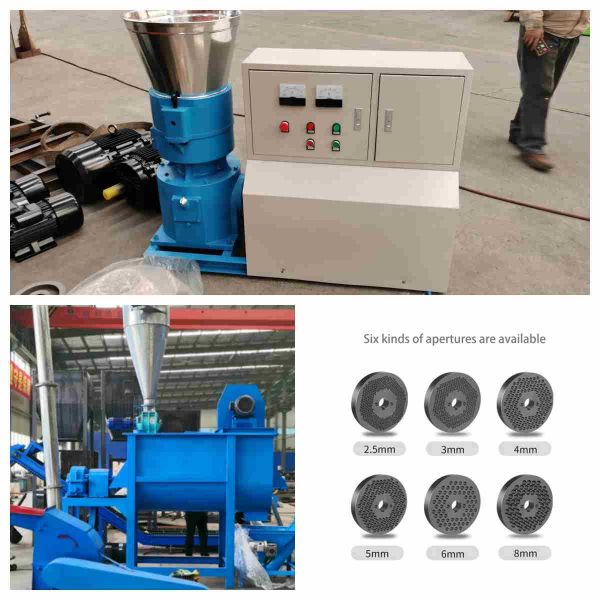 Квартира умирает производственная линия лепешки корма для животных создателя 300kg/H -1000Kg/H лепешки питания небольшая